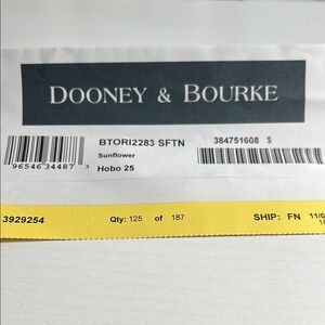 Dooney & Bourke Hobo 25 in Sunflower